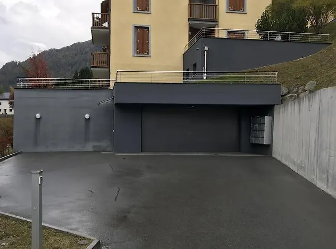 Apartmán Relaxing Confortable Studio, Heated Garage, Skiroom Samedan